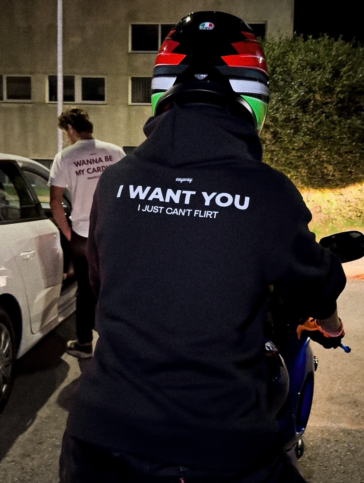 I WANT YOU, I JUST CAN'T FLIRT HOODIE