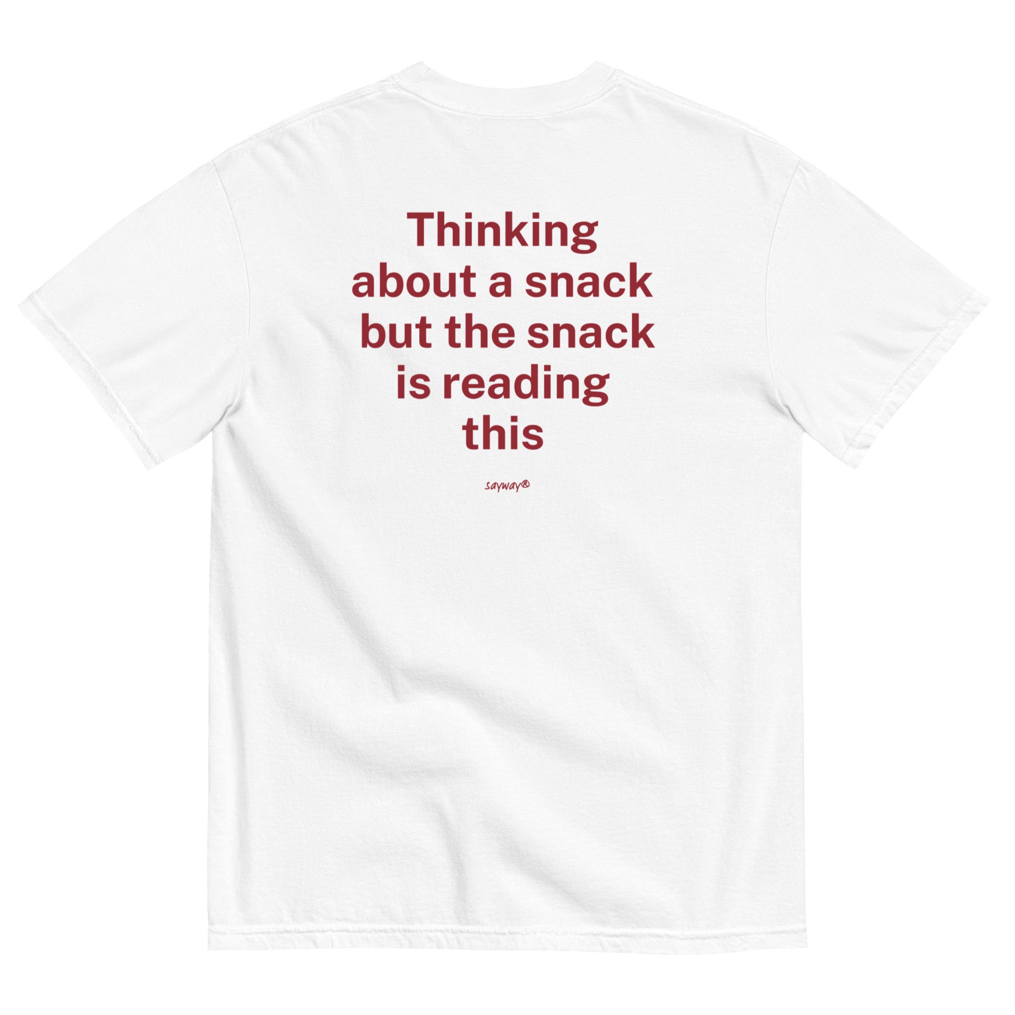 THINKING ABOUT A SNACK