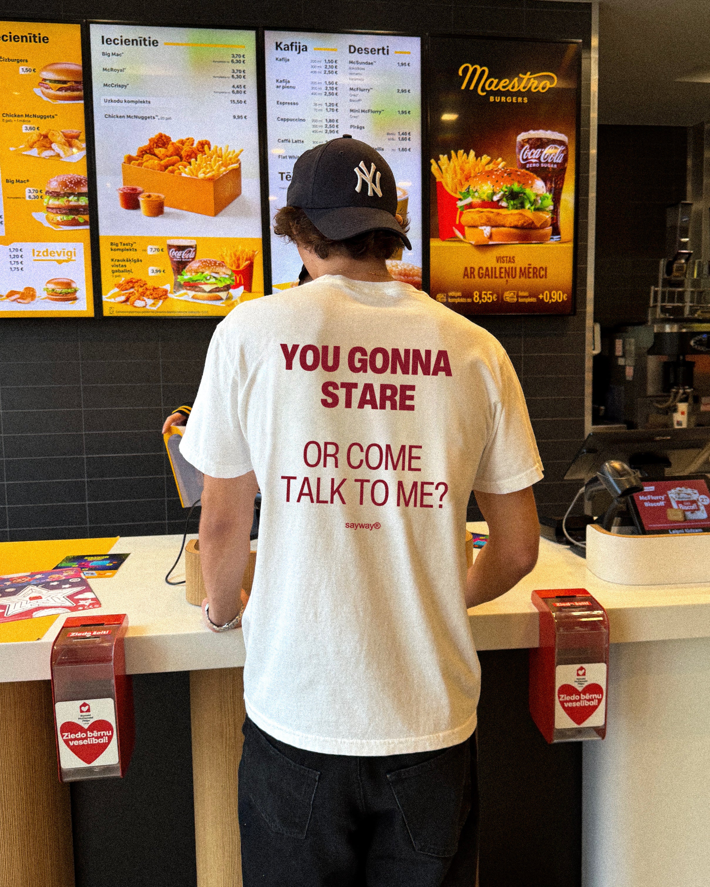 YOU GONNA STARE?