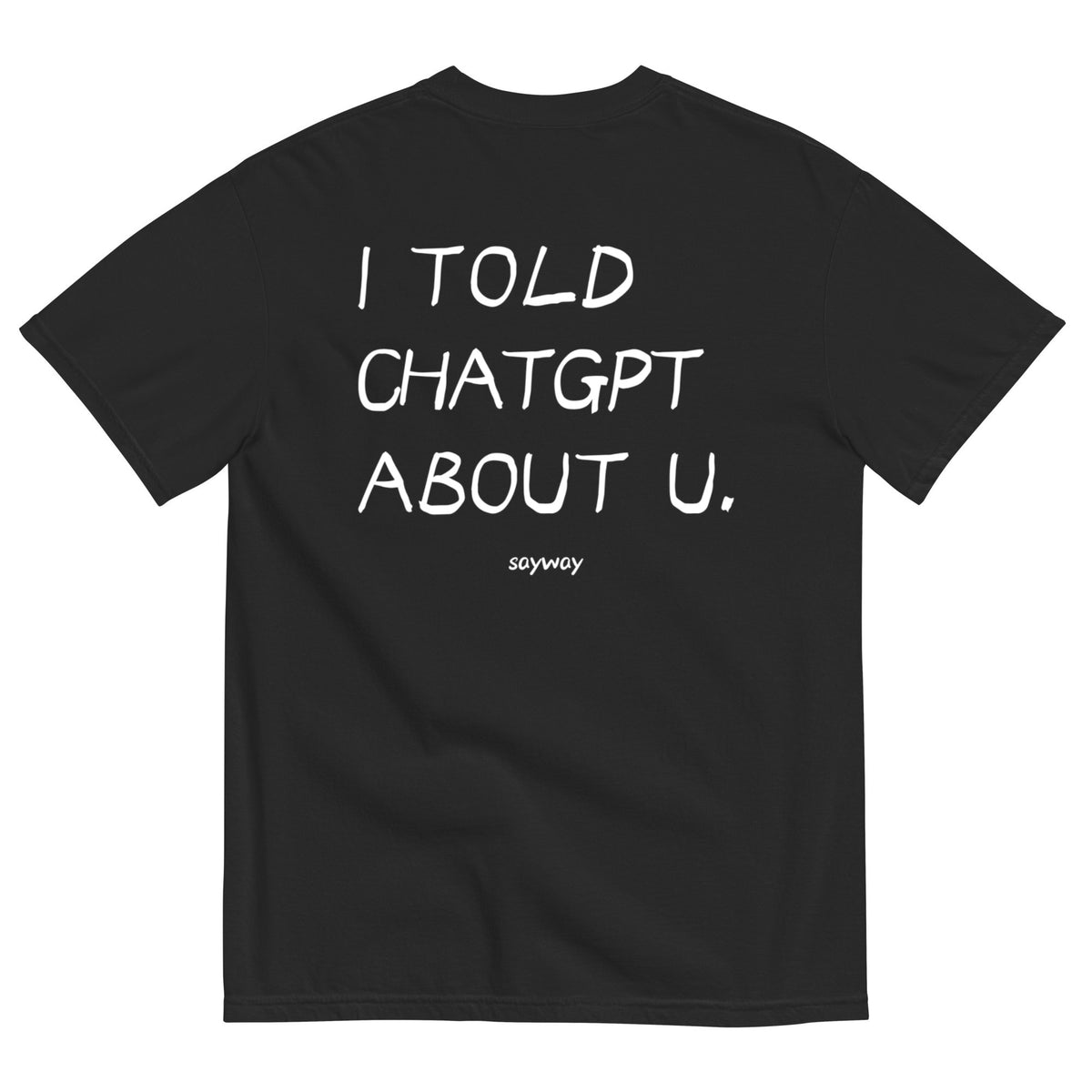 I TOLD CHATGPT ABOUT YOU